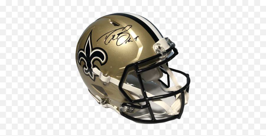 Drew Brees New Orleans Saints Signed - Revolution Helmets Png,Drew Brees Png