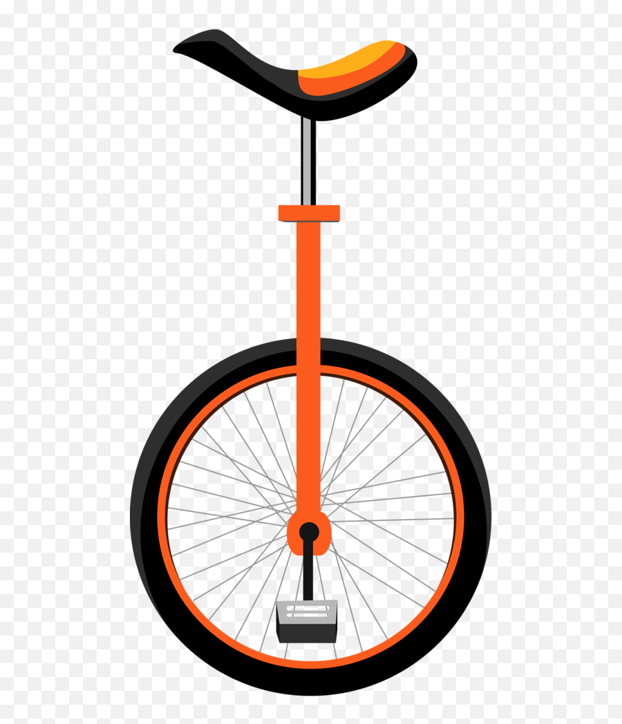 Unicycle Clipart Png Cute - Unicycle Clipart Png,Unicycle Png