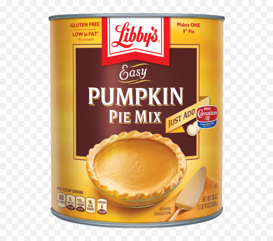 Easy Pumpkin Pie Mix - Libbys Pumpkin Pie Mix Png,Pumpkin Pie Transparent