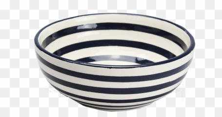 Black Stripe Cereal Bowl Png