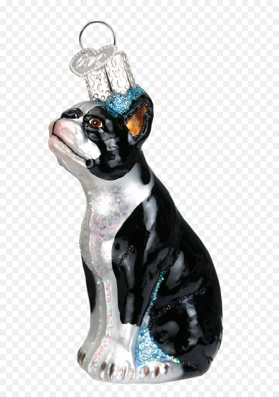 Boston Terrier - Boston Terrier Christmas Ornament Png,Boston Terrier Png