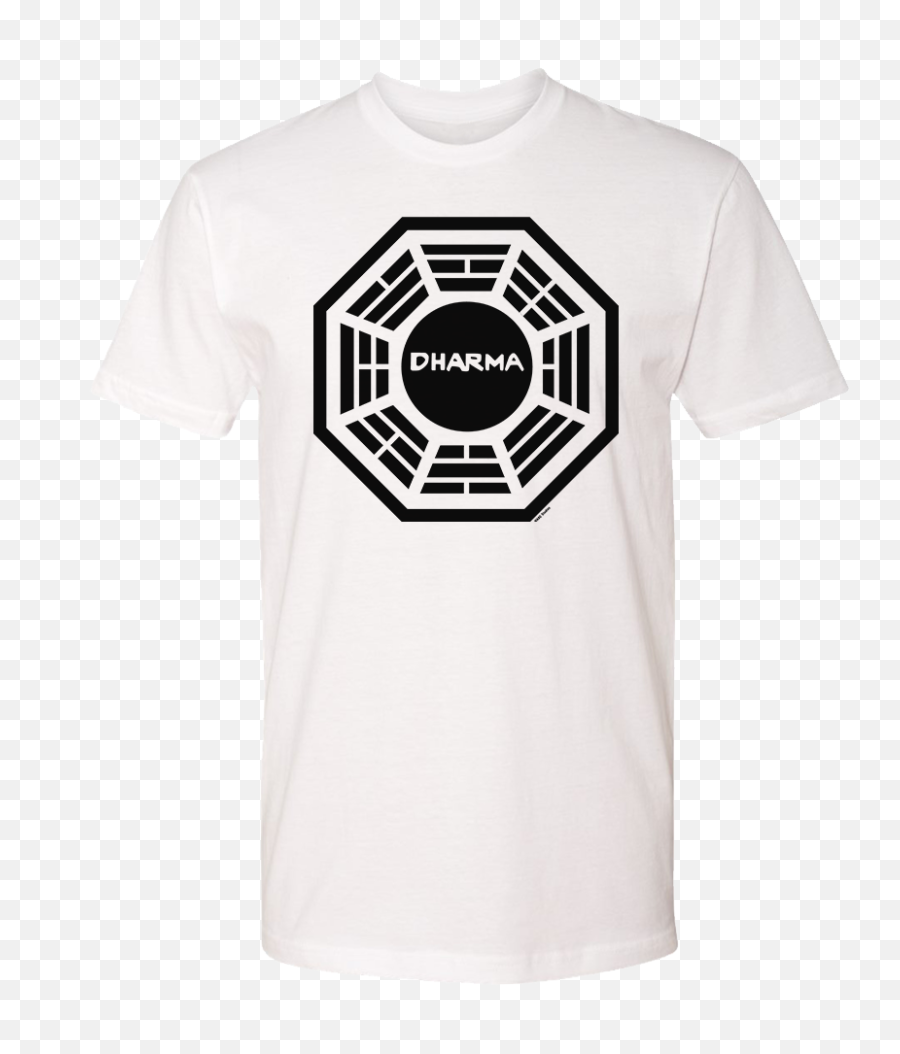 Lost Dharma Logo Adult Short Sleeve T - Dharma Initiative Orientation Kit Png,Dharma Initiative Logo