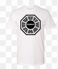 Lost Dharma Logo Adult Short Sleeve T - Initiative Orientation Kit png
