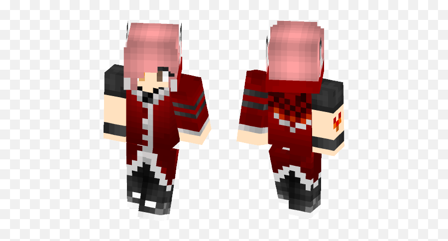 Download Natsuki In A Karou Coat Minecraft Skin For Free - Elf On The Shelf Minecraft Skin Png,Natsuki Transparent