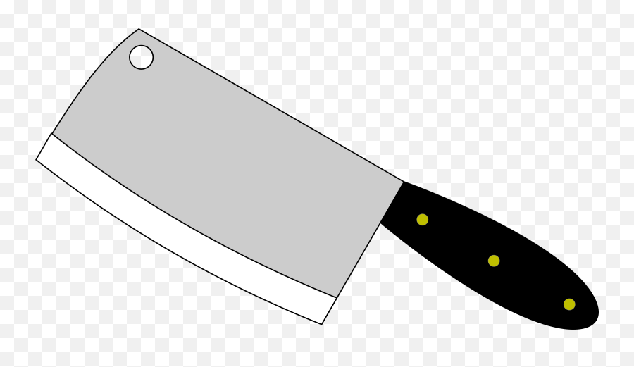 Library Of Jpg Black And White Cleaver Png Files - Butcher Knife Clipart,Bloody Knife Png