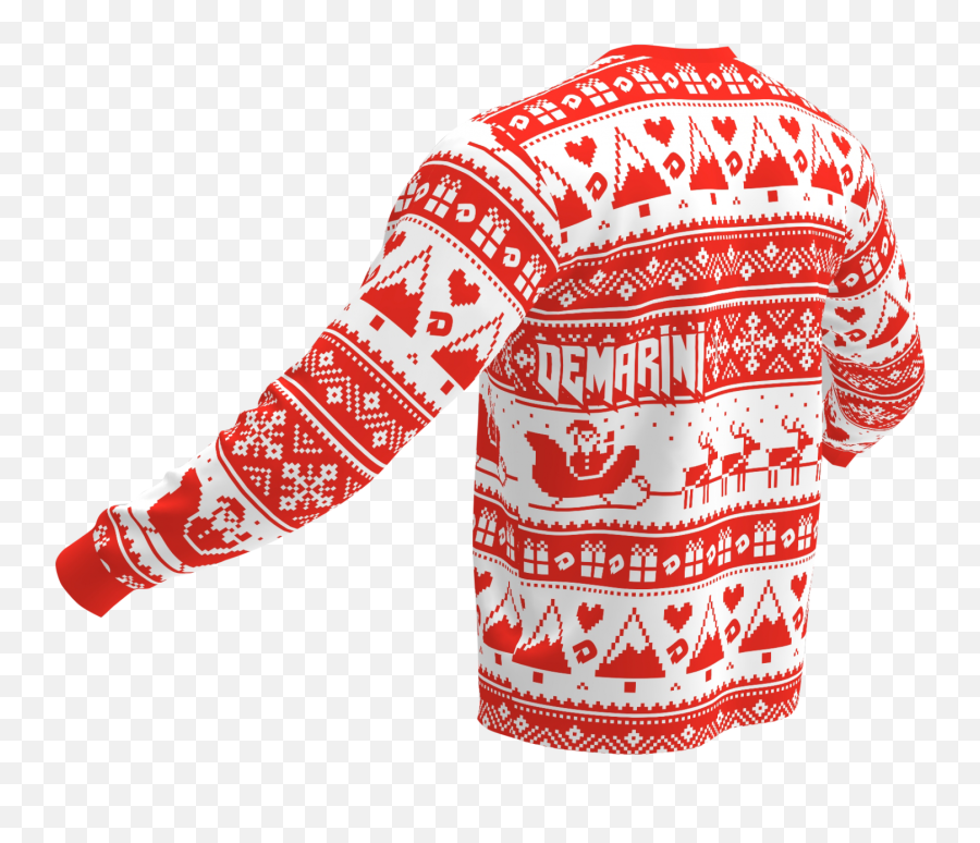 Ugly Christmas Sweater Demarini - Long Sleeve Png,Ugly Christmas Sweater Png