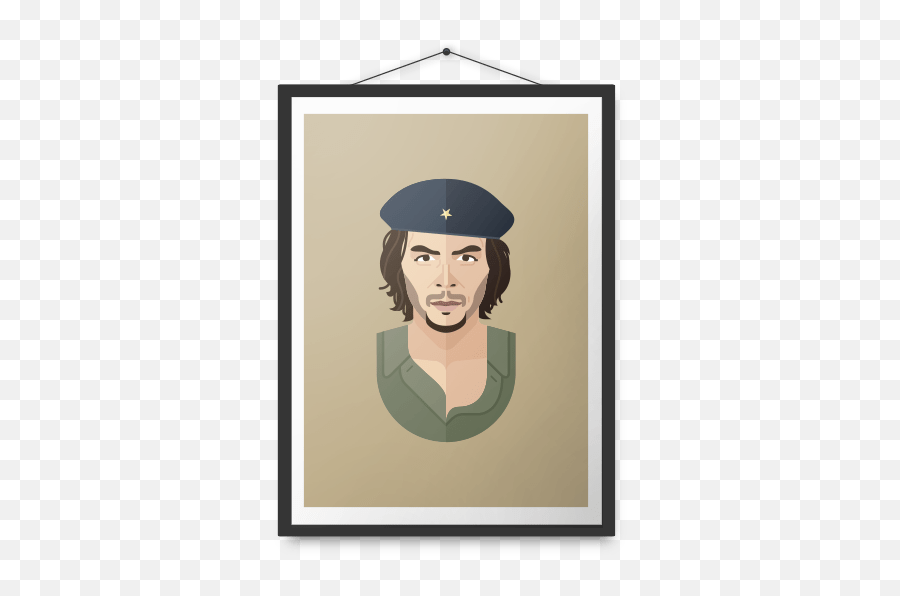The Cool Club Che Guevara Poster - Picture Frame Png,Che Guevara Png