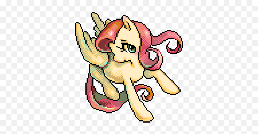 Discord Gif Avatar Girl - Fluttershy My Little Pony Pixel Art Png,Maggie Lindemann Gif Icon