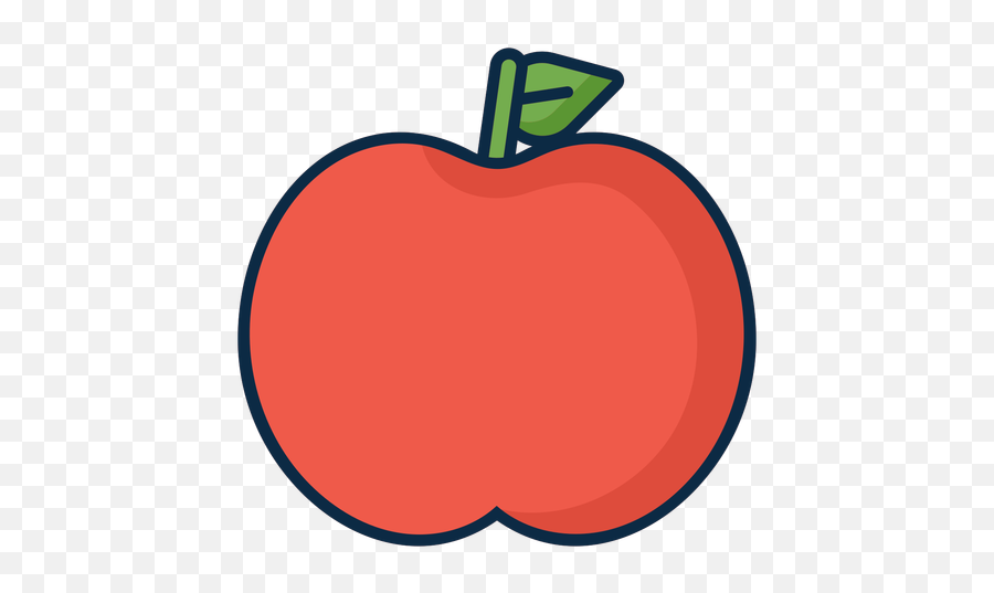 Red Apple Simple Icon - Manzana Simple Png,Apple Icon Transparent