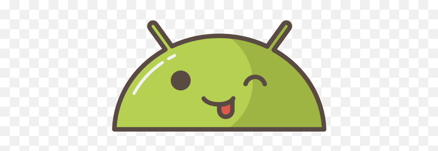 Robot Mobile Mood Emoji Happy Joke - Android Droid Emoji Icon Png,Tounge Png