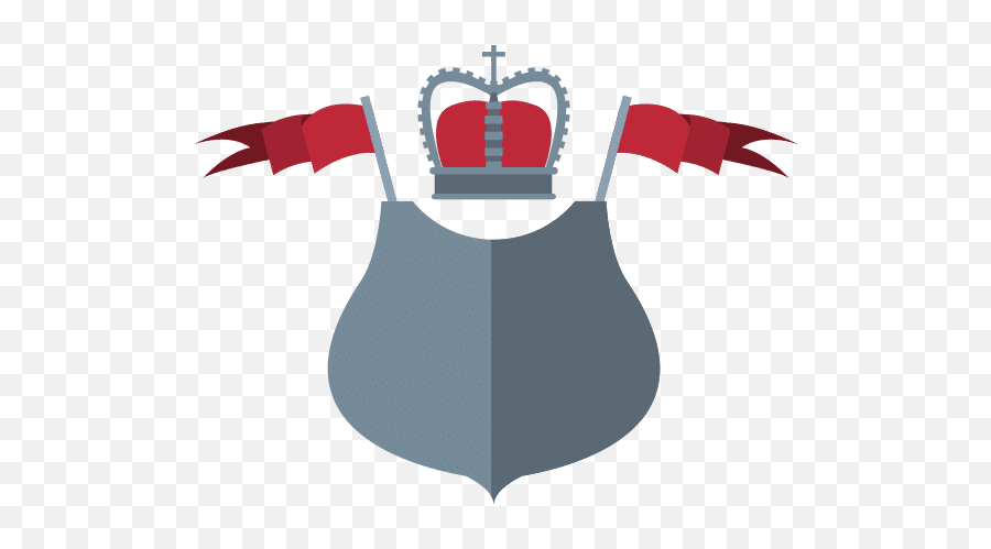 Medieval Shield With Crown And Flags Flat Icon - Canva Png,Medieval Shield Icon