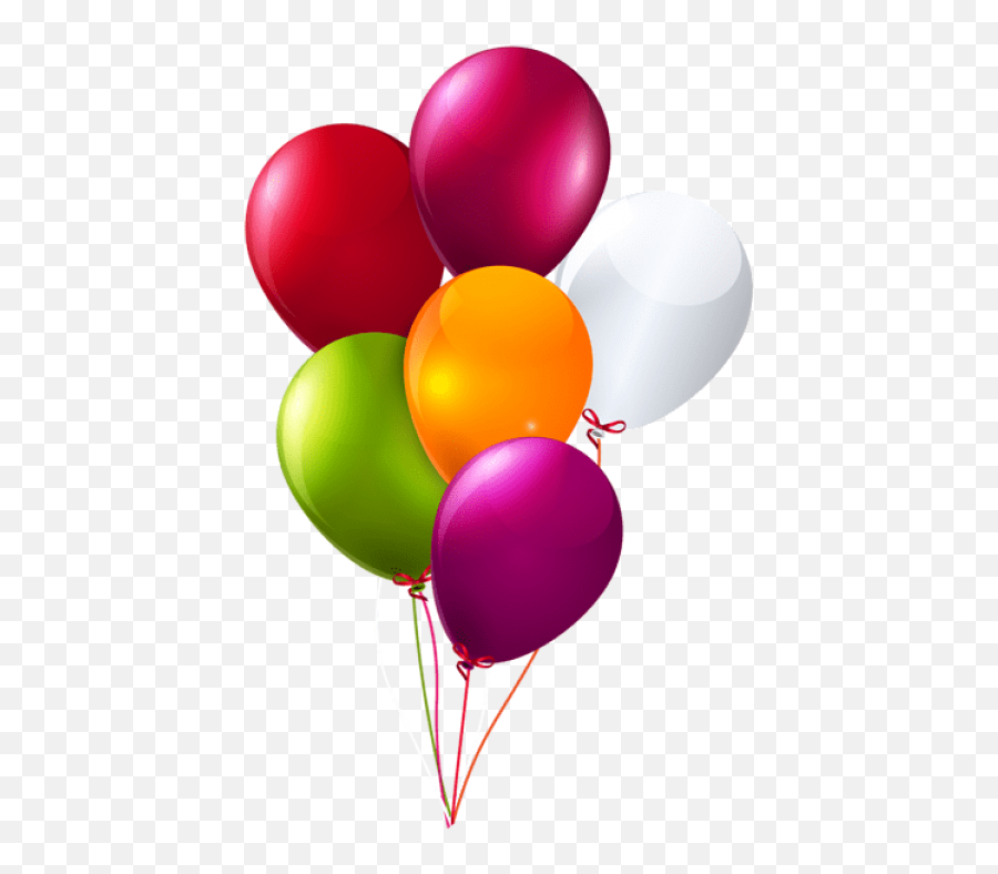 Colorful Bunch Of Balloons Png Images - Birthday Balloon Clipart Png,Ballon Png