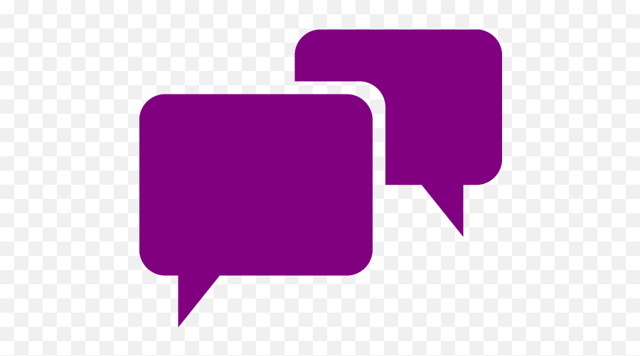 Purple Speech Bubble 3 Icon - Free Purple Speech Bubble Icons Chat Bubble Icon Purple Png,Chat Bubble Icon Png