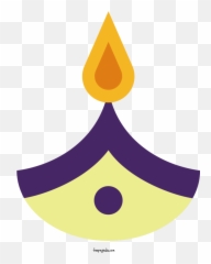 Diwali Transparency Emoji For Diya And Lighting - Religion png