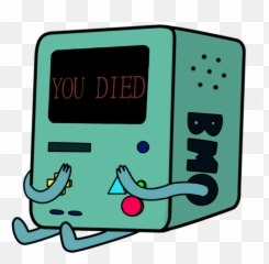 Died - Adventure Time Character Bmo Png,You Died Png