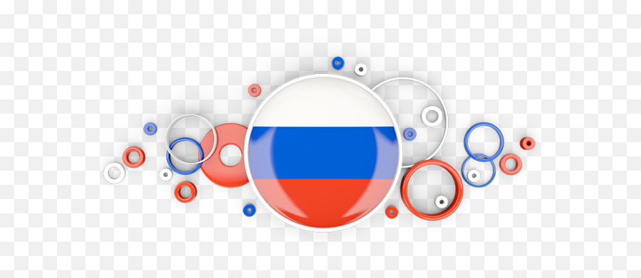 Circle Background Illustration Of Flag Russia - Background Kenyan Flag Png,Russia Png