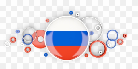 Circle Background Illustration Of Flag Russia - Background Kenyan Flag Png