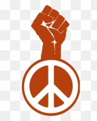 Fight The Power Occupy Wall Street Peace Fist Groovy Symbol - Sign png