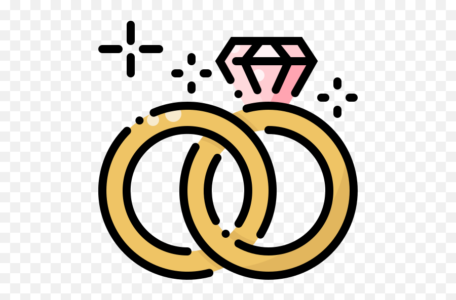 Wedding Rings Png Icon - Vector Icon Wedding Ring Png,Wedding Rings Icon
