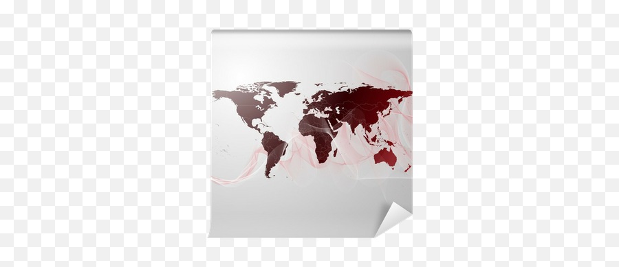 World Map - We Live To Change World Map Png,Red Smoke Png