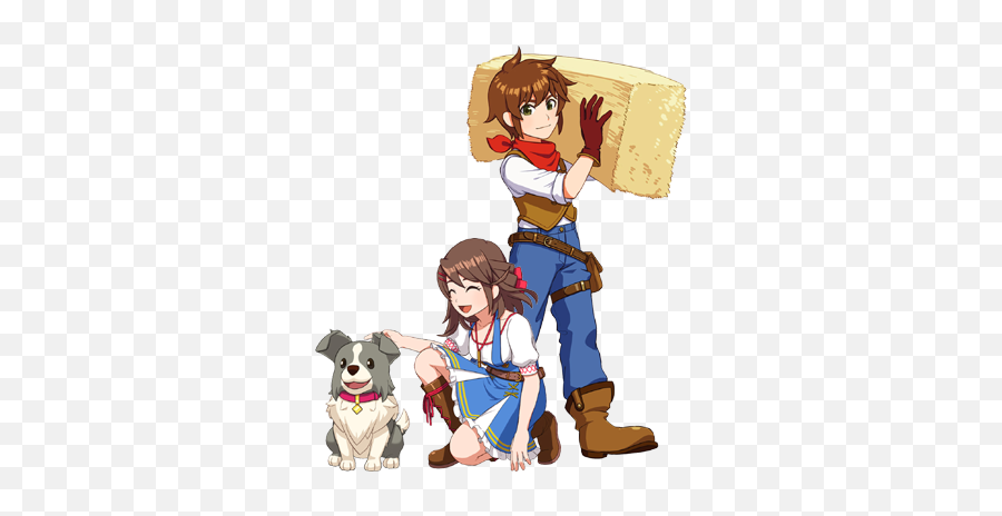 Ushi No Tane X14 Your Guide To Harvest Moon One World - Characters In Harvest Moon One World Png,Harvest Moon Icon