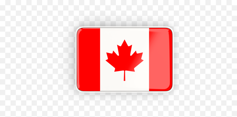 Rectangular Icon With Frame Illustration Of Flag Canada - Grade 2 Canada Worksheets Png,Free Flag Icon