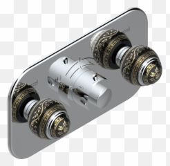 Trim For Thermostatic Mixer With 2 Valves Item To Be - Camera Png,Gold Trim Png