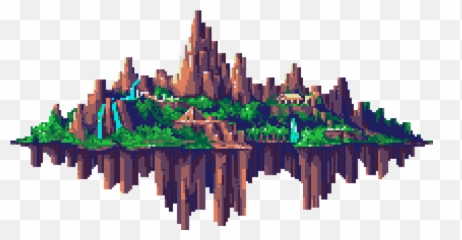 Floating Island Png - Sonic 3 Angel Island Sprites,Floating Island Png