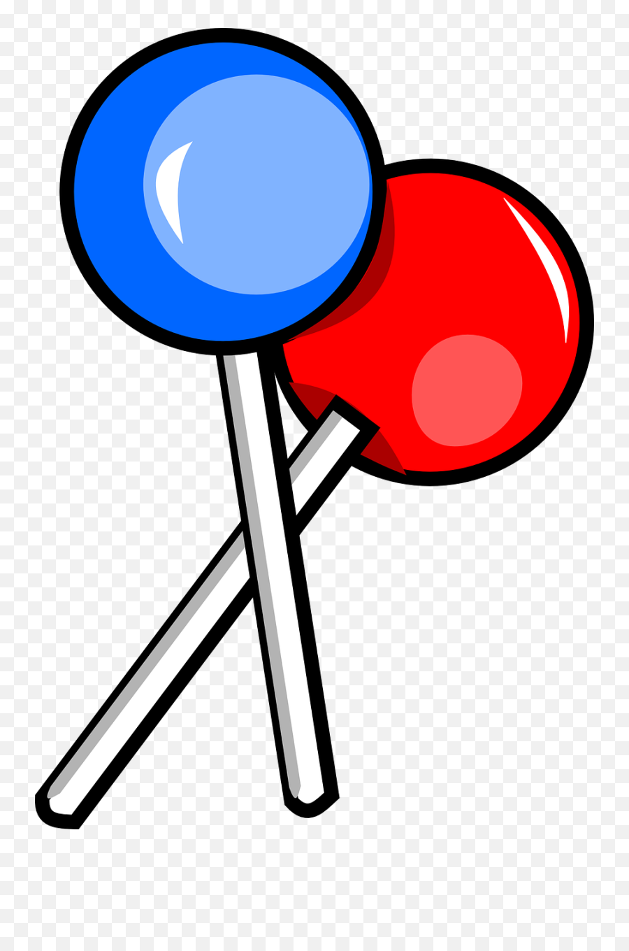 Free Vector Graphic Lollipops Blue Red Candy Cute Cliparts - Lollipop Clip Art Png,Lollipop Transparent