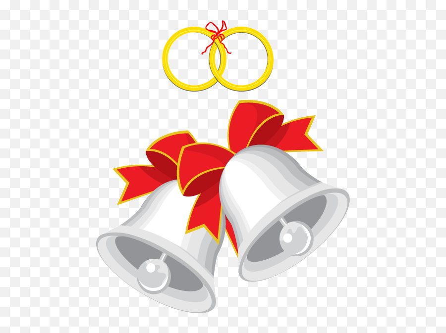 Bell Clipart Animation - Cartoon Christmas Bell Png,Wedding Bells Transparent Background