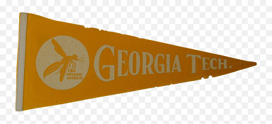 Football Pennant Yellow Jackets - Insect Png,Georgia Tech Yellow Jackets Logo