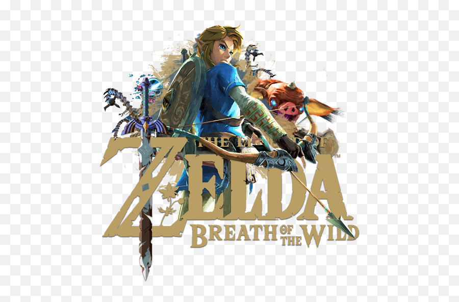 Download hd Legend Of Zelda Breath Of The Wild Logo Png Clipart