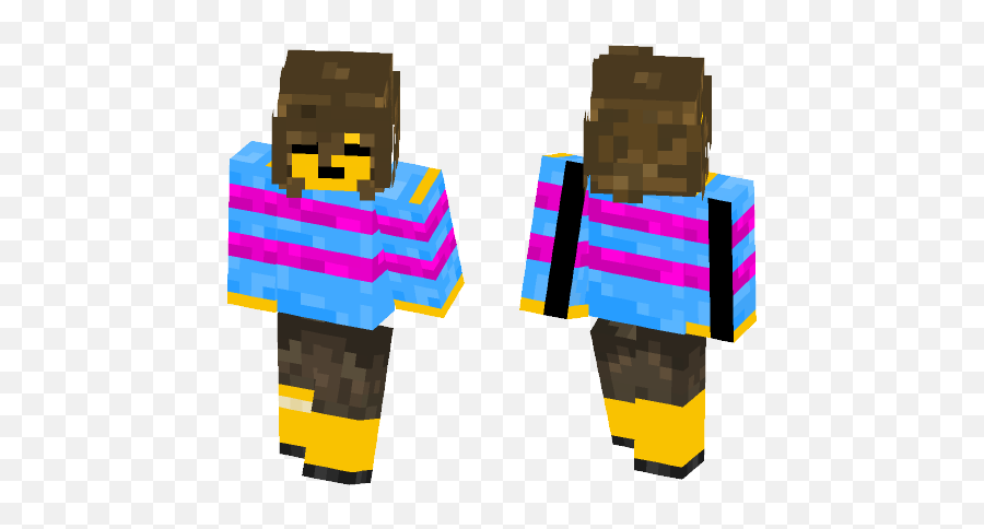 Download Frisk Minecraft Skin For Free Superminecraftskins - Cute Yellow Minecraft Skins Png,Frisk Png