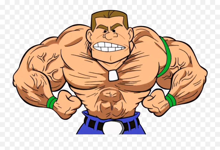 John Cena Flintstones Cut By Danger - Transparent Strong Man Cartoon Png,Cena Png