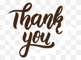 Thank You - Ginegar Calligraphy png