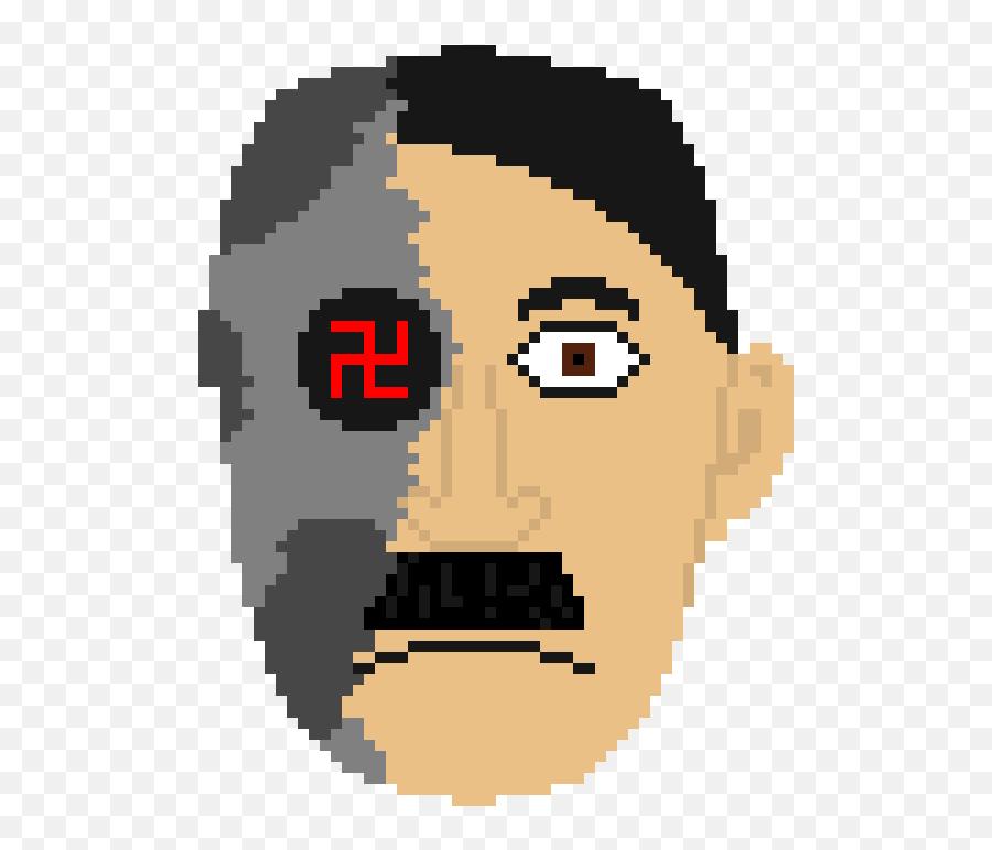 Mecha Hitler - Minecraft Pixel Art Hitler Png,Hitler Face Png
