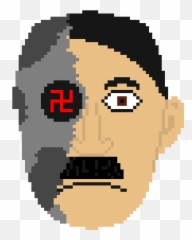 Mecha Hitler - Minecraft Pixel Art png