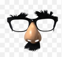 Fake Moustache Png Picture Mart - Glasses With Nose And