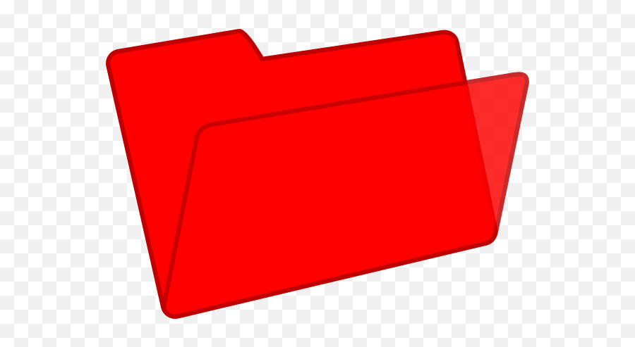 Red Folder Clipart - Clip Art Red Folder Png,Folder Png