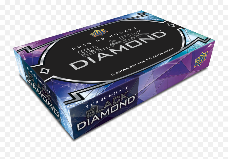 2019 - 20 Upper Deck Black Diamond Hockey Hobby Master Case 10 Boxes Black Diamond Upper Deck Hobby Box Png,Black Diamond Png