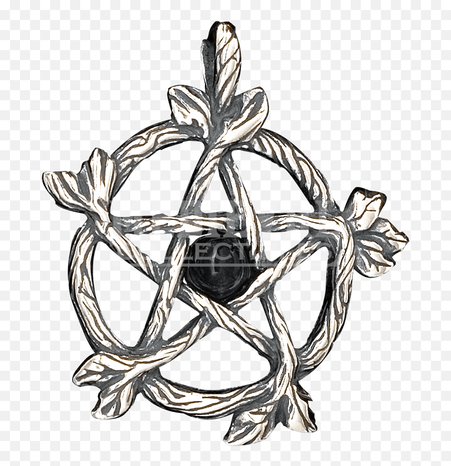 Download Woodland Pentacle Pendant - Pendant Png Image With Tree Branch Pentagram Pendant,Pentacle Png