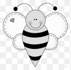 Download Hd Cute Bee Clipart - Spelling Test Clipart Png,Cute Bee Png