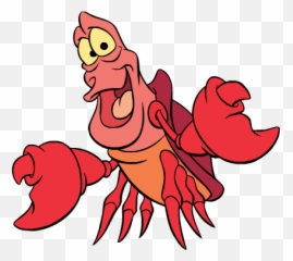 Personagens Pequena Sereia Png - Cartoon Sebastian From Little Mermaid,Mermaid Clipart Png