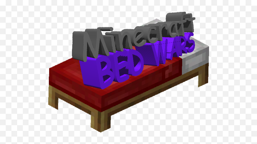This Minecraft Bed Wars Logo - Coffee Table Png,Minecraft Logo Transparent