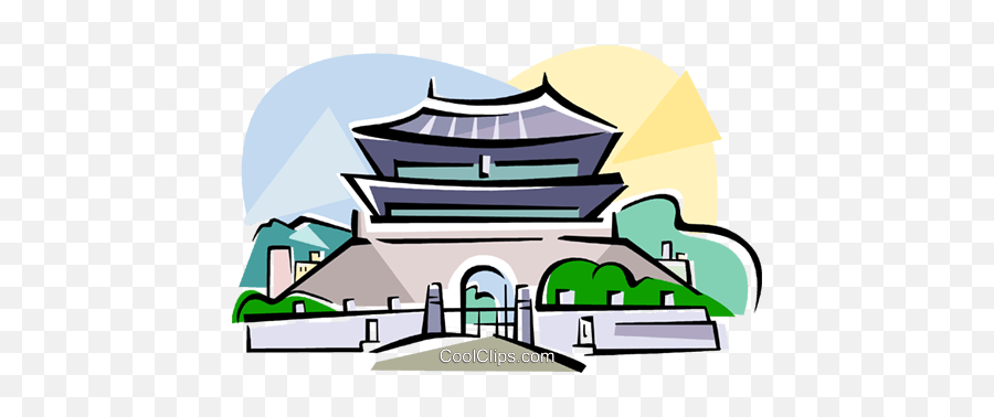 South Gate Of Seoul - Clipart Seoul Png,South Korea Png