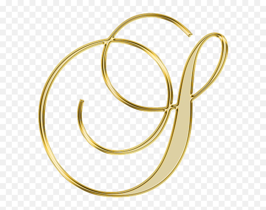 Alfabeto Decorativo Dourado Png - Alphabet Letter Initial S,S Png