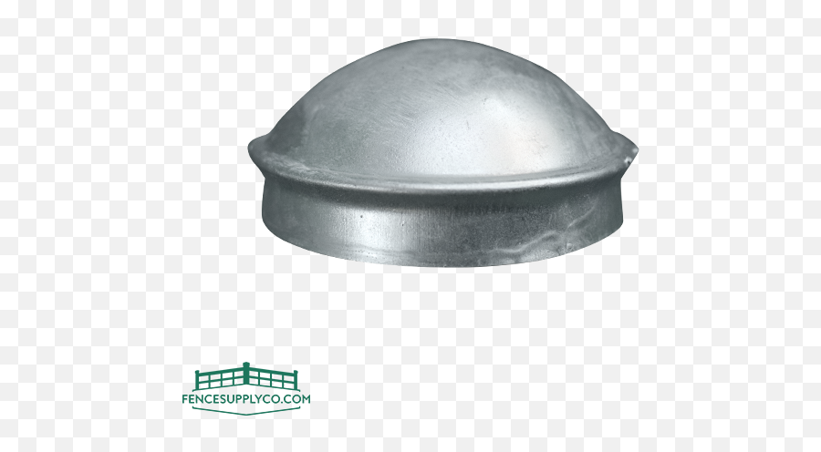 Dome Top Round Post Cap Galvanized - Galvanized Post Caps Png,Metal Pole Png