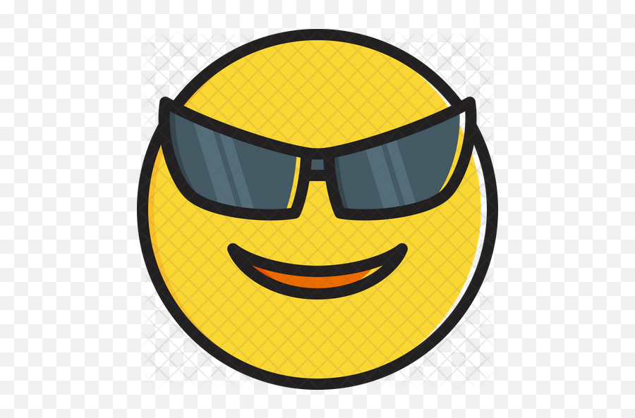 Smiling Face With Sunglasses Emoji Icon - Smiling Face With With Sunglasses Png,Cool Emoji Png