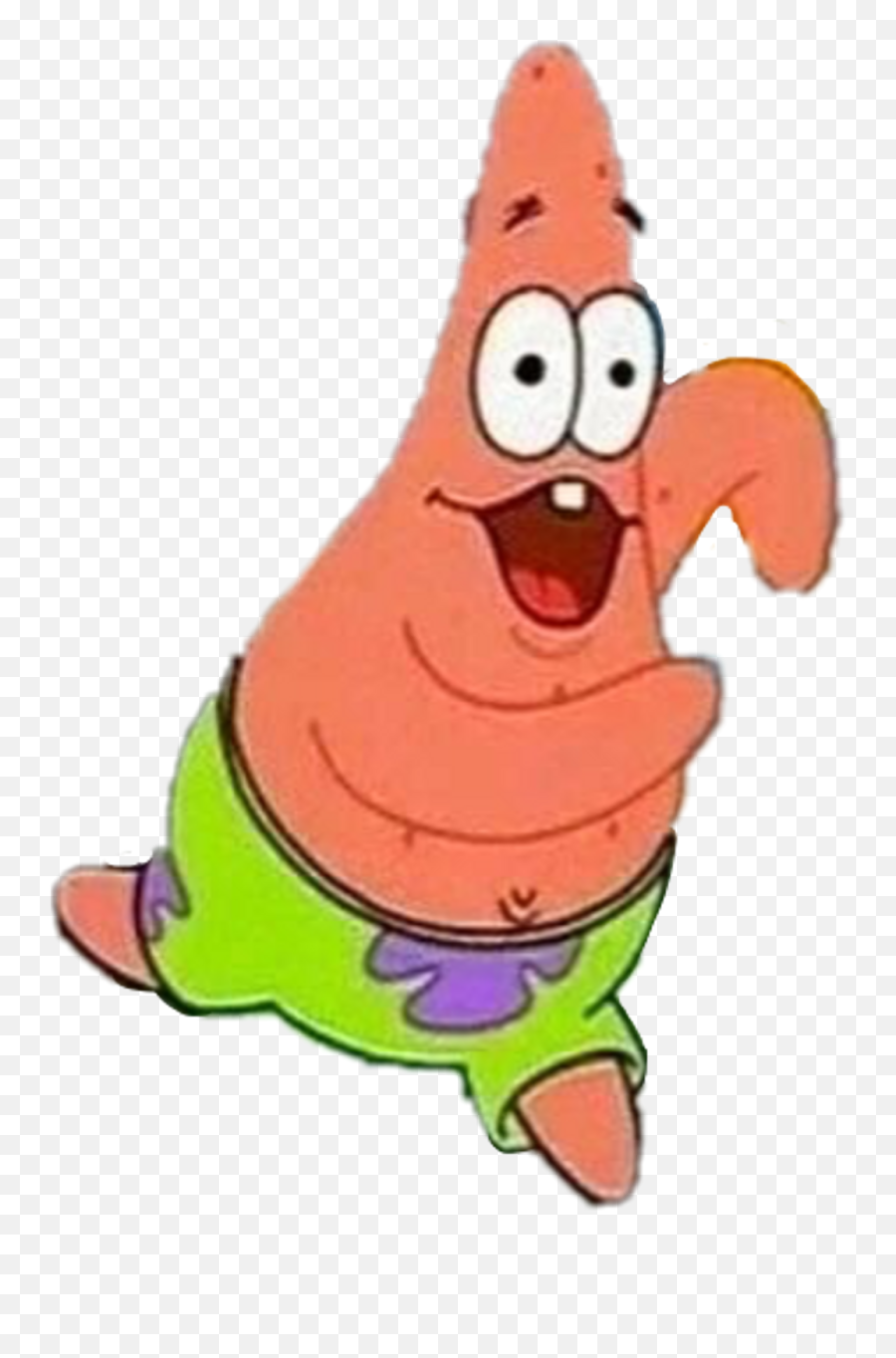 Patrick Star Derp Png Clipart - Patrick Running,Patrick Star Png