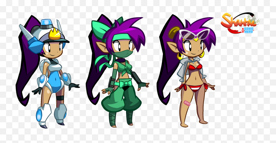 Download - Shantae Costume Pack Png,Shantae Png